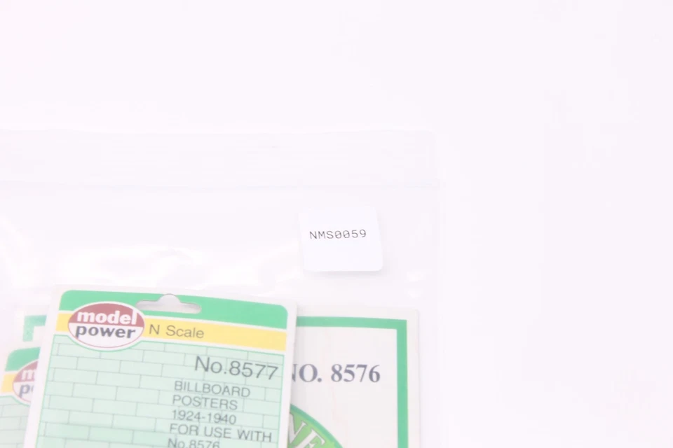 N Scale Model Power 8576 8577 Road Scenes Lited Billboards & Extra Posers - Image 3 of 3