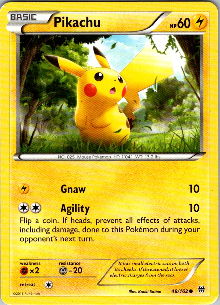 Pikachu 48/162 Common XY - BREAKthrough LP