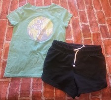 Cat Jack Love Your Mother Nature Set Sz 6 6x Summer Short Outfit