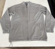 Nike Men  s Air Jordan Zip Up Jacket, Grey W/Jumpman Logo, Large