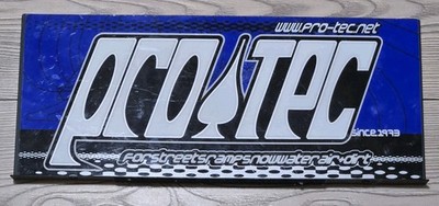 Pro-tec Blue and Black Sign Double Sided 15.5''x6.5'' Plastic/Metal Bikes Skate