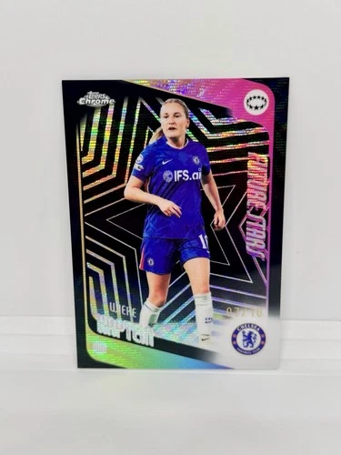 WIEKE KAPTEIN 2025-26 Topps Chrome Women's UEFA Future Stars Black Refractor /10