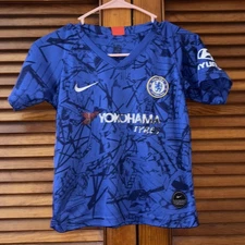 Chelsea FC Pulisic #22 Premier League Futbol Soccer Nike Dri-Fit Jersey Youth M