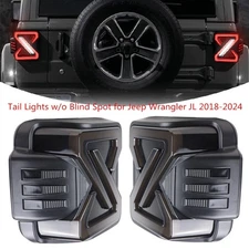 Pair LED Tail Lights Rear Brake Turn Lamp For Jeep Wrangler JL 2018 2019-2024