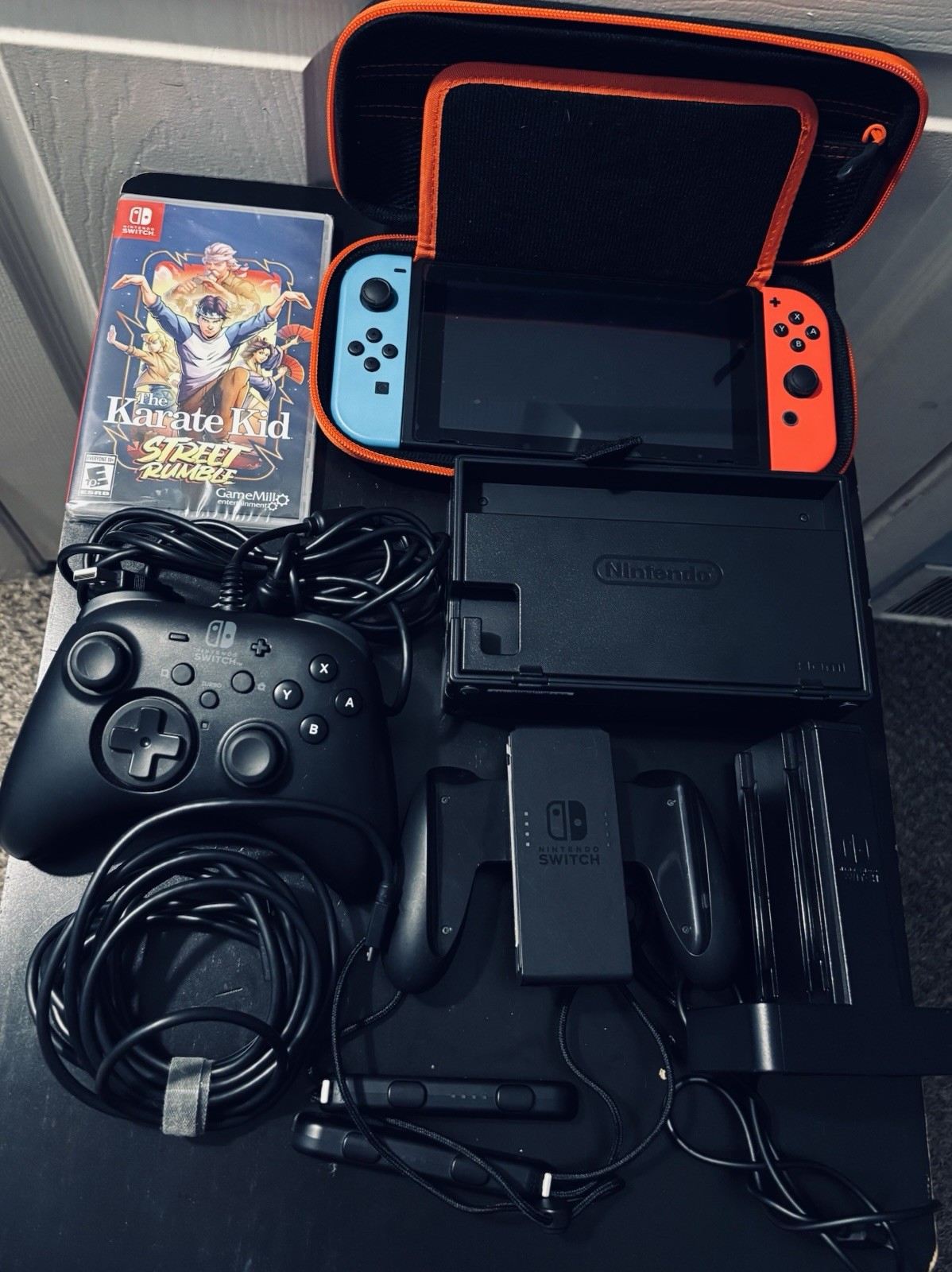 Switch Bundle Console and Sealed Game with Accessories- Tested- Great Condition