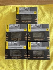 5  One Pound Boxes    Huttig-Grip Finish/Trim Nails  16D  3-1/2”.