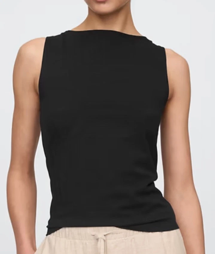 Boat Neck Sleeveless Tops for Women for sale | eBay