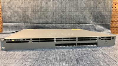 Cisco Catalyst WS-C3850-12XS-S V02 12-Port 10G SFP+ Switch Dual Power Tested