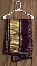 Women's Fancy Cotton Silk Dupatta with Bandhani Print One Size Color- Maroon