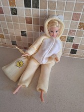 Barbie Or Teenage Doll Lemon, New, Handmade   ONSIE w. Toiletries Bag.  NO DOLL
