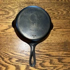 Vintage Griswold No. 5 Cast Iron Skillet 724 H Small Logo Erie, PA Solid Handle