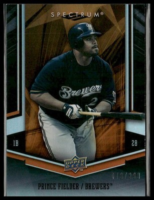 2008 Upper Deck Spectrum #52 Prince Fielder Orange #/399