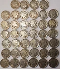 ROLL (40) Full & Partial Date Buffalo Nickels, 1916 - 1938, PDS Mints, Buff-BK1