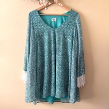 Show Me Your MuMu Portabella Swing Dress in Turquoise Blue Revolve Sz M