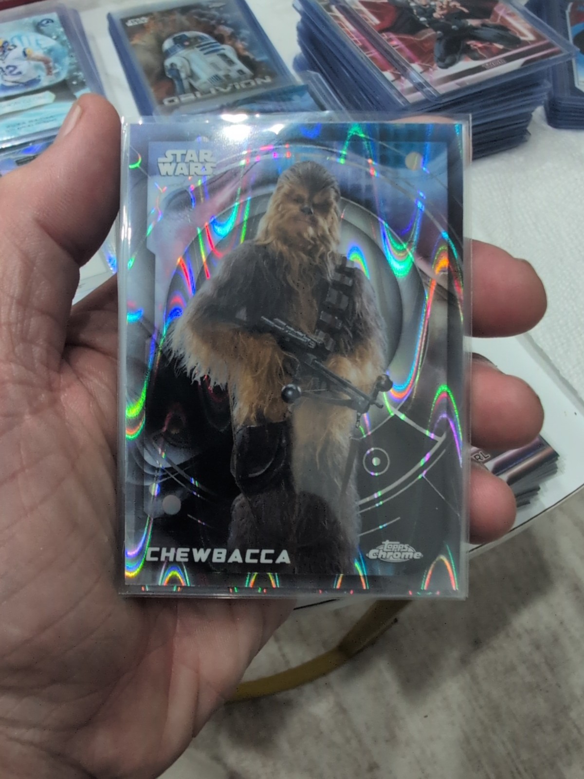 2026 TOPPS CHROME Chewbacca #14 Raywave Refractor