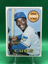 ERNIE BANKS - 1969 Topps #20 Chicago Cubs 
