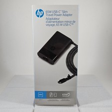 NEW SEALED Genuine OEM HP 65W USB-C Slim Travel Power Adapter 3PN48UT NIB