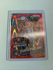 2025 panini prizm basketball wnba courtney williams red seismic /259