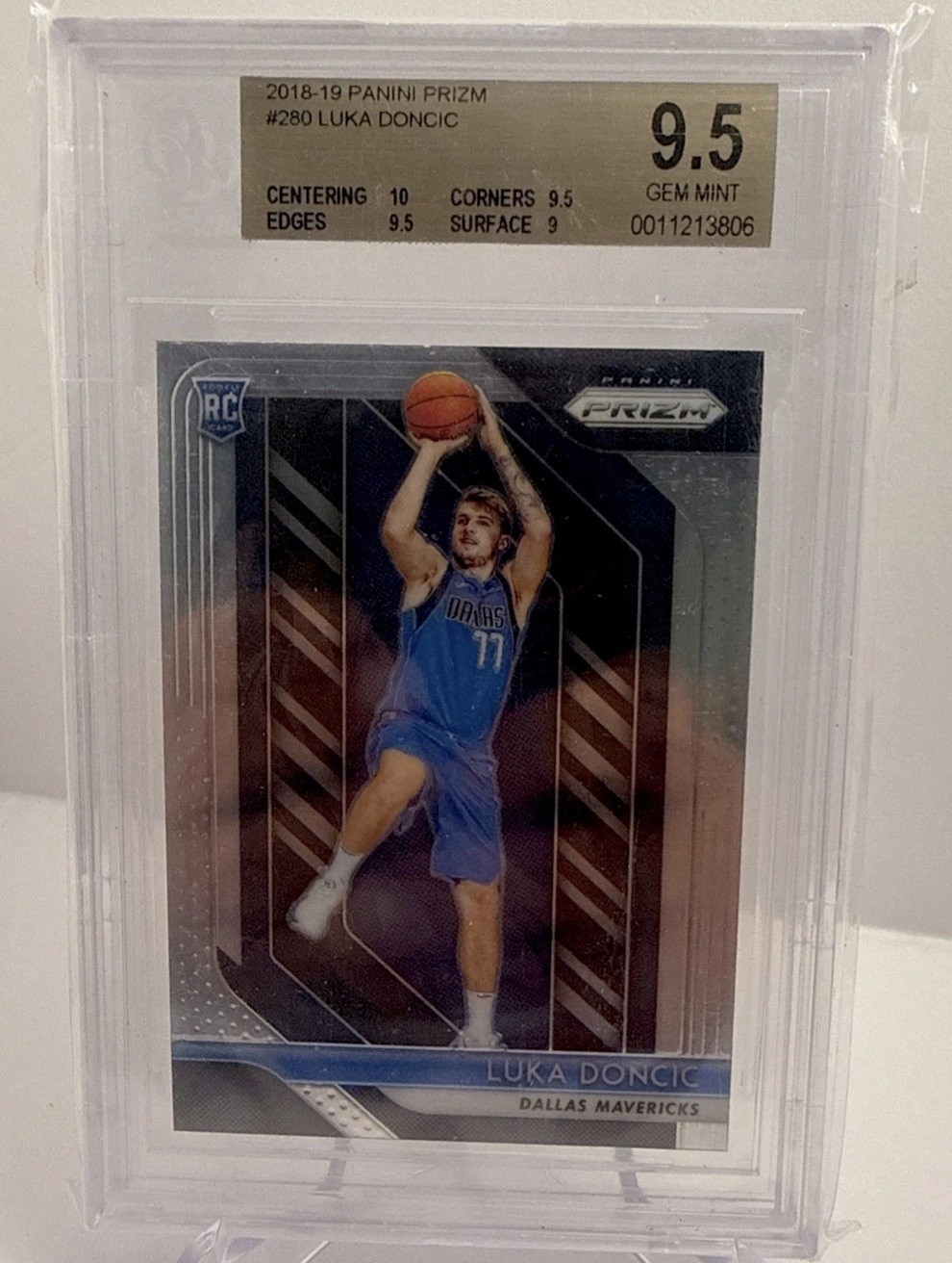 2018-19 Panini Prizm Luka Doncic RC #280 BGS 9.5 Gem Mint Rookie Mavericks 🔥 