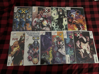 Legion Of X #1-10 Complete Set (2022-2023) Marvel Comics 