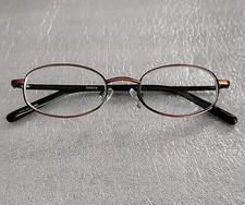 Very Nice Woman's oval metal bronze frame Plastic Temple glasses made in china