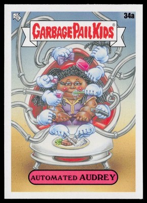2020 Topps Garbage Pail Kids 35th Anniversary #34a Automated Audrey