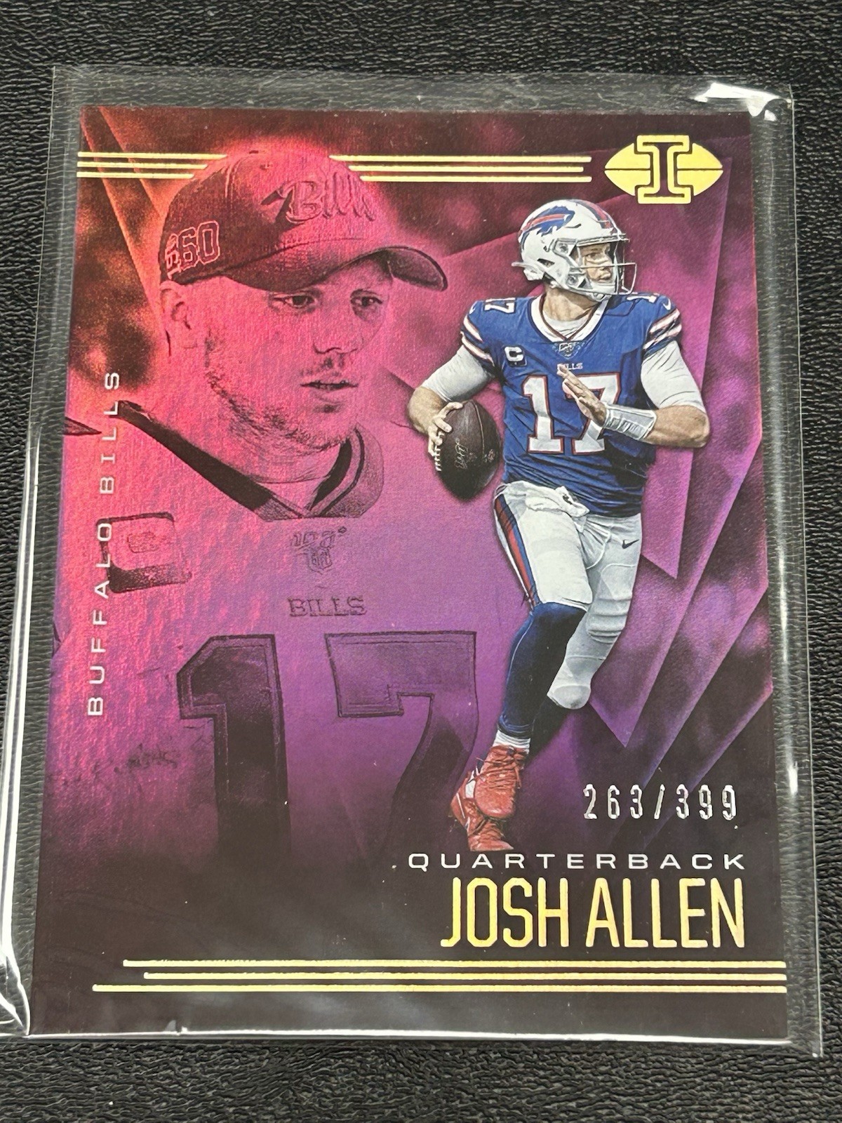 2020 Panini Illusions - Josh Allen #52 Trophy Collection Pink /399