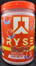 Ryse Ringpop Loaded Pre Workout Cherry Ring Pop 14.5oz Exp: 4/27+ New & Sealed