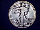 1935  Liberty Walking Half,  Circulated Ave, .3617 Oz Silver (US-8817)
