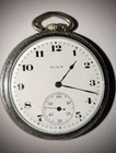 Elegant antique Elgin pocket watch.  17 Jewels.