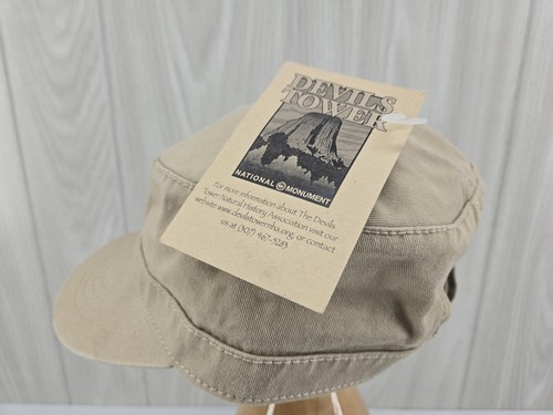 Baseballkappe Mütze Devils Tower hellbraun bestickt Strapback - Bild 5 von 16