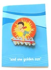 Disneyana 2000 Small World pin series: #8 - Hawaiian Boy Surfing, LE 2000