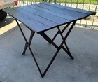 Civil War Original Officers Campaign Folding Mess Table 1860s Top 36”x 26.5”