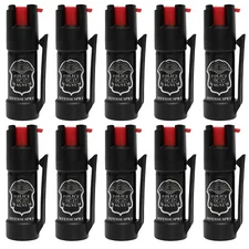 10 Police Magnum pepper spray 1/2oz bottom clip self defense security protection