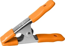 Rock Solid A Spring Vice Clamp all Steel Construction – 1″ Silver RSPC1F-SLV