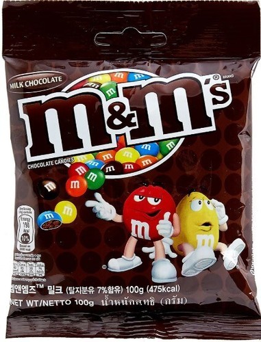 M&M'S, Milk Chocolate Candies, Sharing Bag, Share Size Bags 8 PACK (28.2 OZ) - Picture 4 of 4