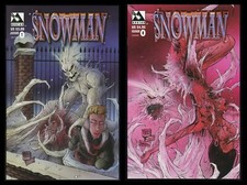 Snowman 0 One-Shot Comic + Variant Lot Avatar (1997) Matt Martin Horror Origin