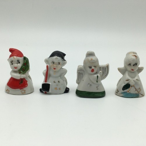 Vtg Commodore Japan Ceramic Christmas Card Place Settings Boxed #101 - Picture 7 of 21