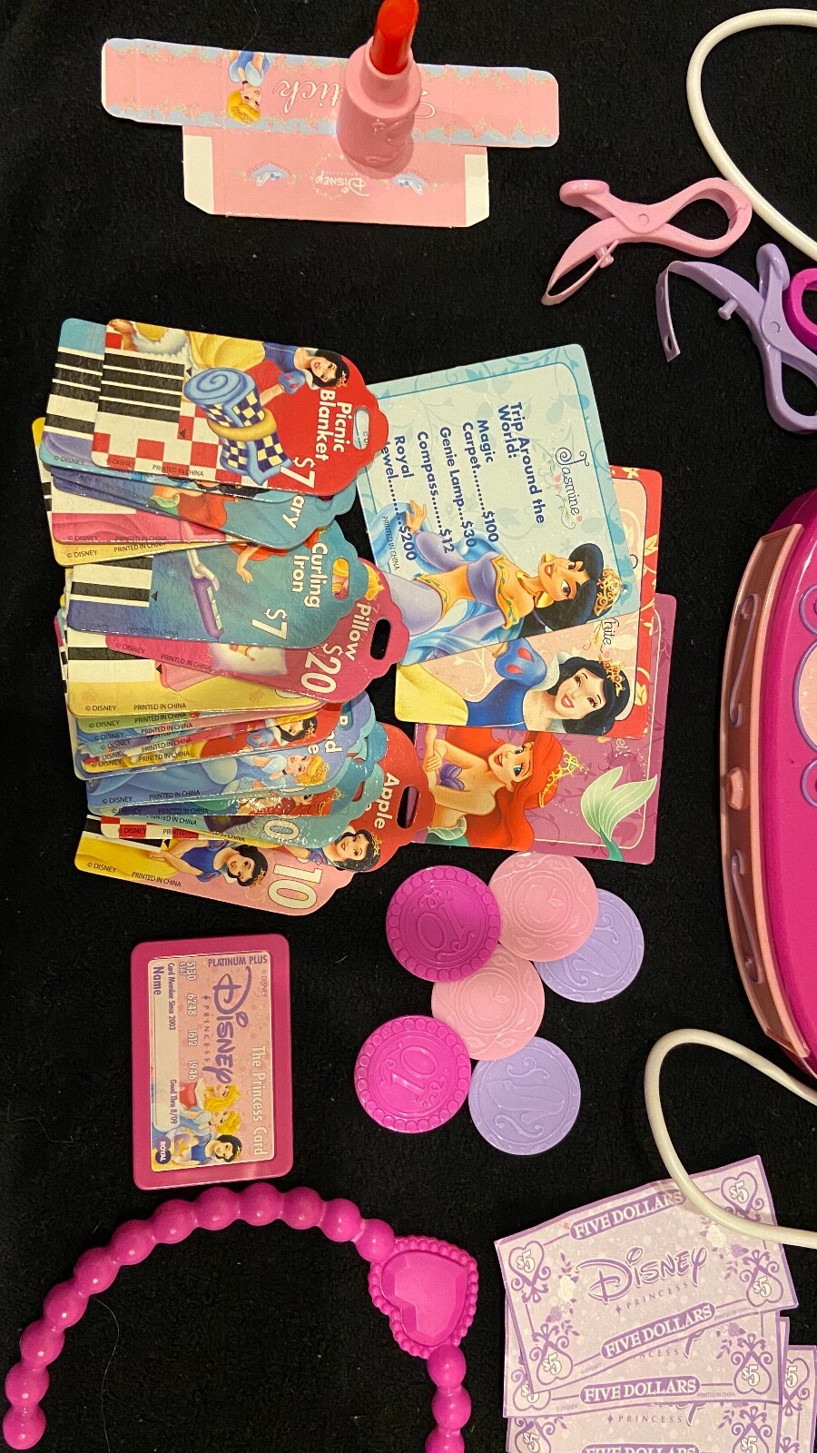 disney princess royal talking cash register