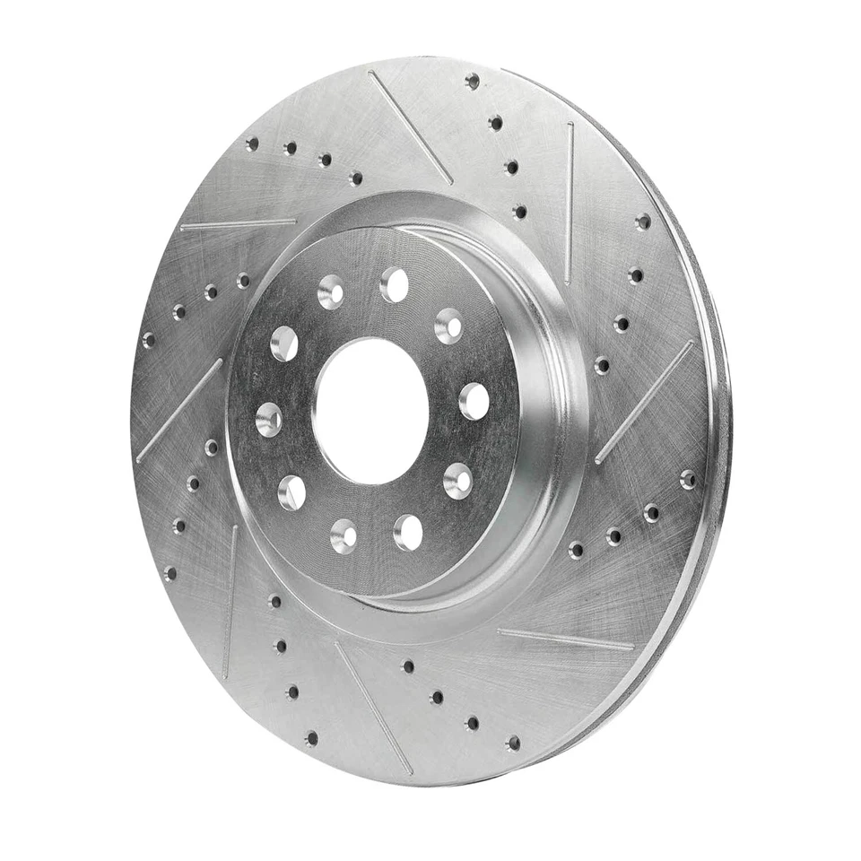 Rotores de freno ranurados perforados delanteros de 13,58"" para Chevy Camaro Cadillac CT5 CT6 CTS Foto 4 de 4