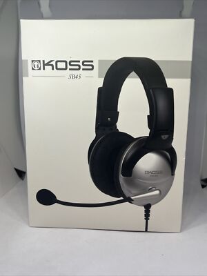 Koss SB45 USB Communication Headsets with Noise-Reduction Clear Voice Technology