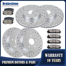 ​Front and Rear Brake Rotors Pads fit for Toyota Corolla 2009-2018 2019 Brakes