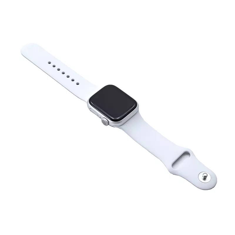 Apple Watch Series 8 41mm GPS Silver Alu Case w/ White Sport Band