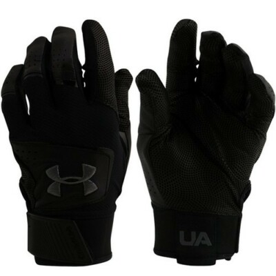 Under Armour Men's HeatGear UA Yard 19 Batting Gloves Sz Large