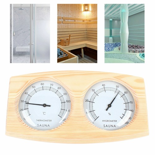 Sauna Hygrothermograph Thermometer & Hygrometer Sauna Accessories 2in
