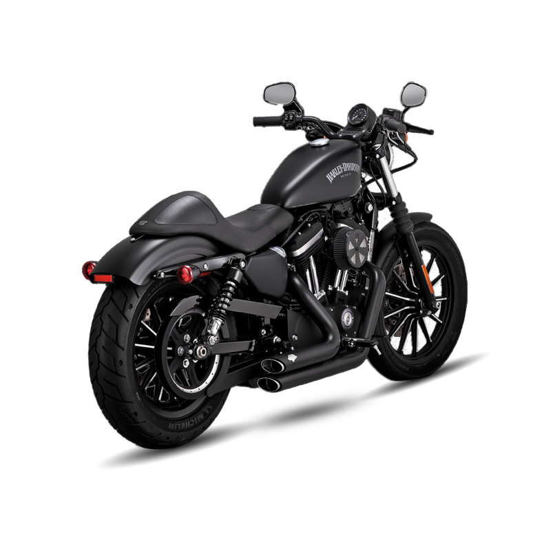 Vance & Hines Fits HD Sportster 14-22 Shortshots Staggered Black