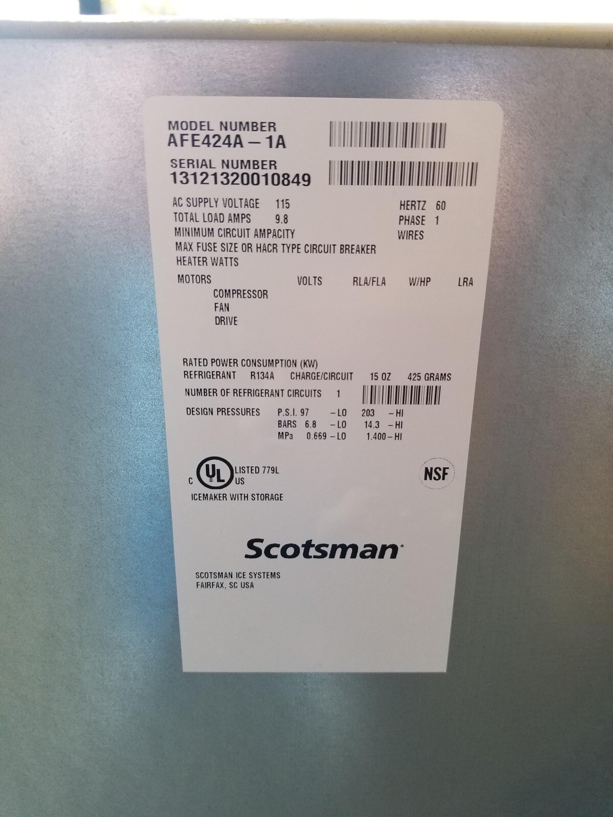 LABCONCO Undercounter FlaskScrubber 33 Glassware Washer 180°F Spindle