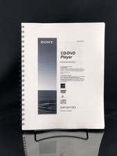 Sony DVP-CX777ES Reproductor de CD DVD Manual del Propietario Instrucciones Enrollado en Bobina