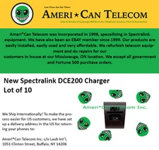 Spectralink Polycom New DCE200 Chargers (Lot of 10)