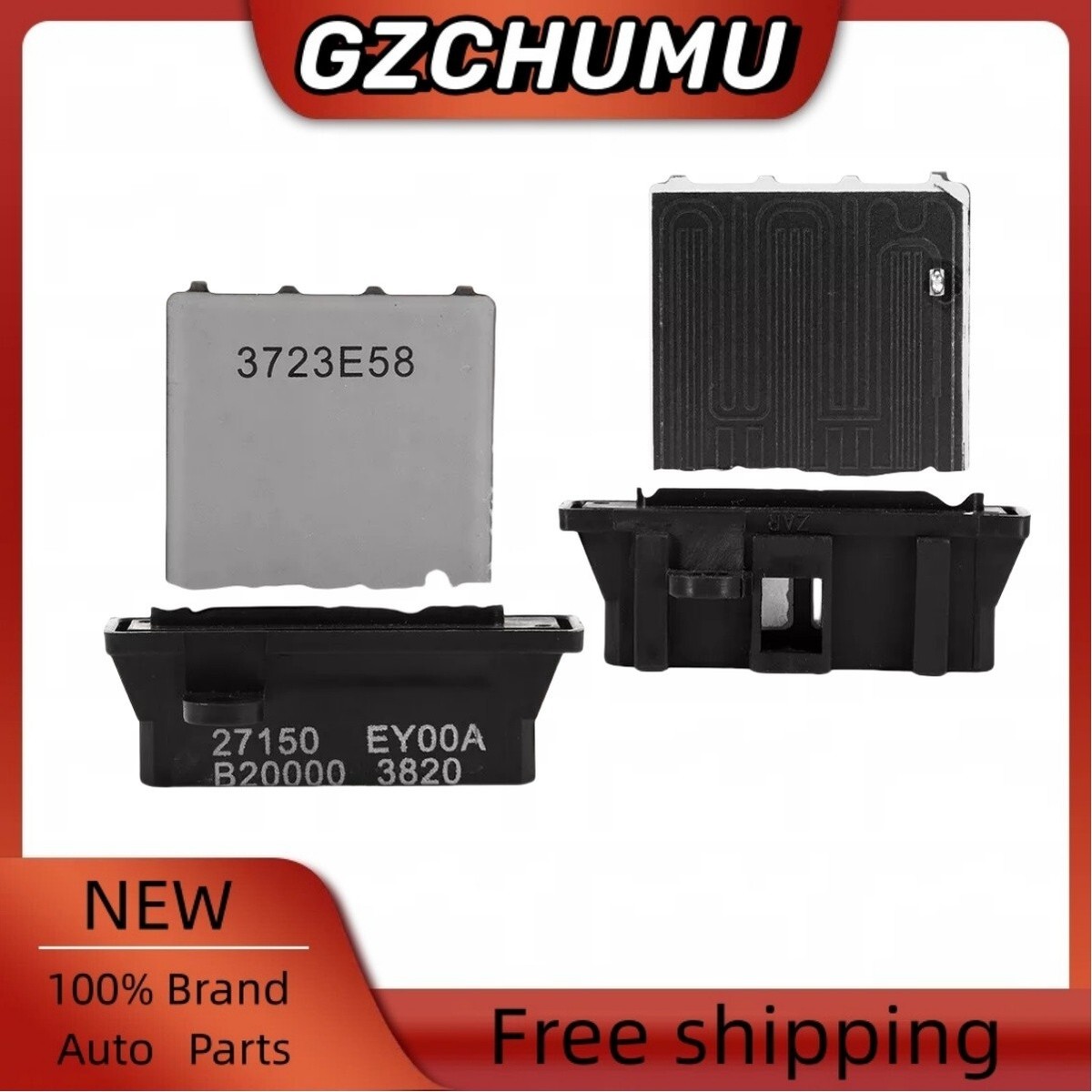 A/C Blower Resistor 27150-3VE0A for 2012-2019 Nissan Versa Note